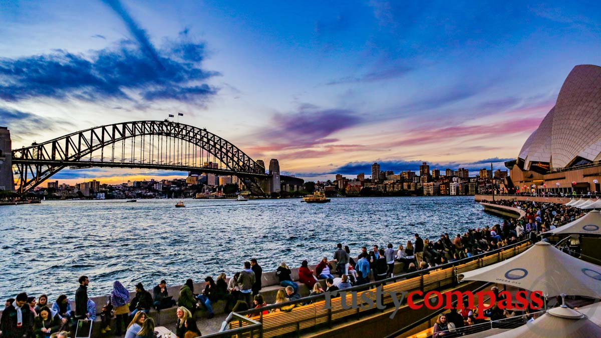 Sydney makes good use of its harbour.